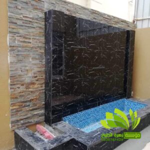 تنسيق الحدائق نوافير وشلالات