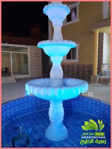 نوافير بالاضائة