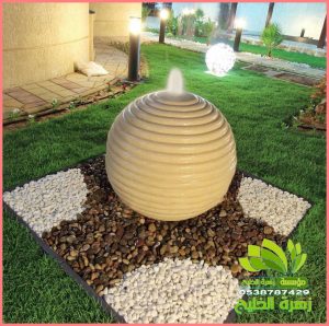 ديكورات بالبحص