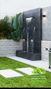 تركيب شلالات حي شرائع النخيل