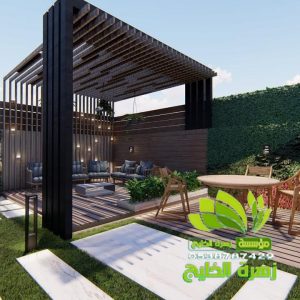 اشكل مظلات تصميم حي الحمام