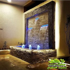 تصميم شلالات منزلية صغيرة